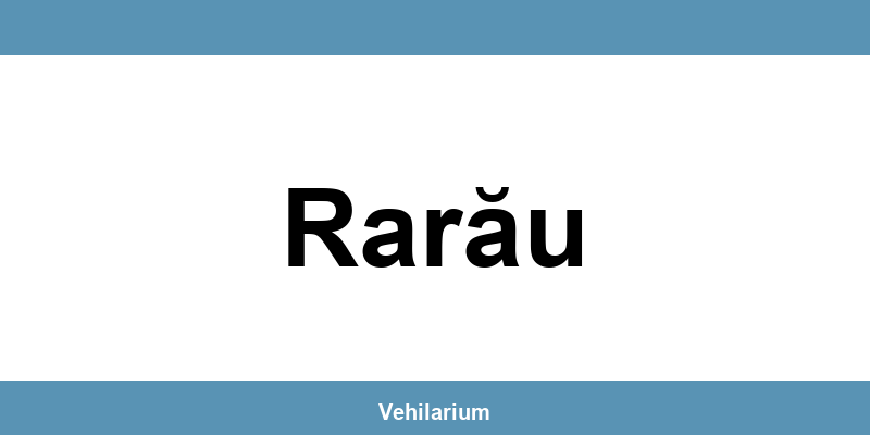 Programare RAR Rarău – verificare vehicul, adresă și telefon